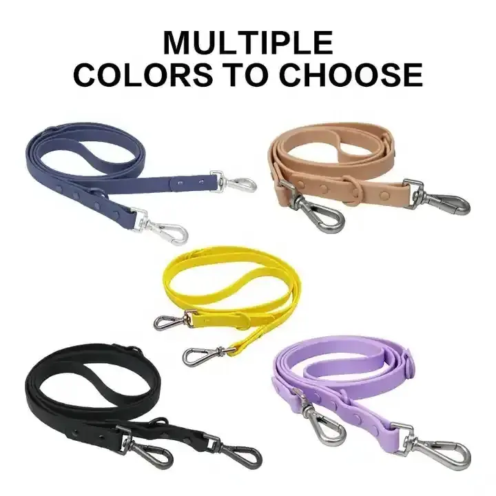 Fast Delivery Outdoor Silicone Custom Cat Collar Pet Dog Leash Pvc Waterproof Dog Collar