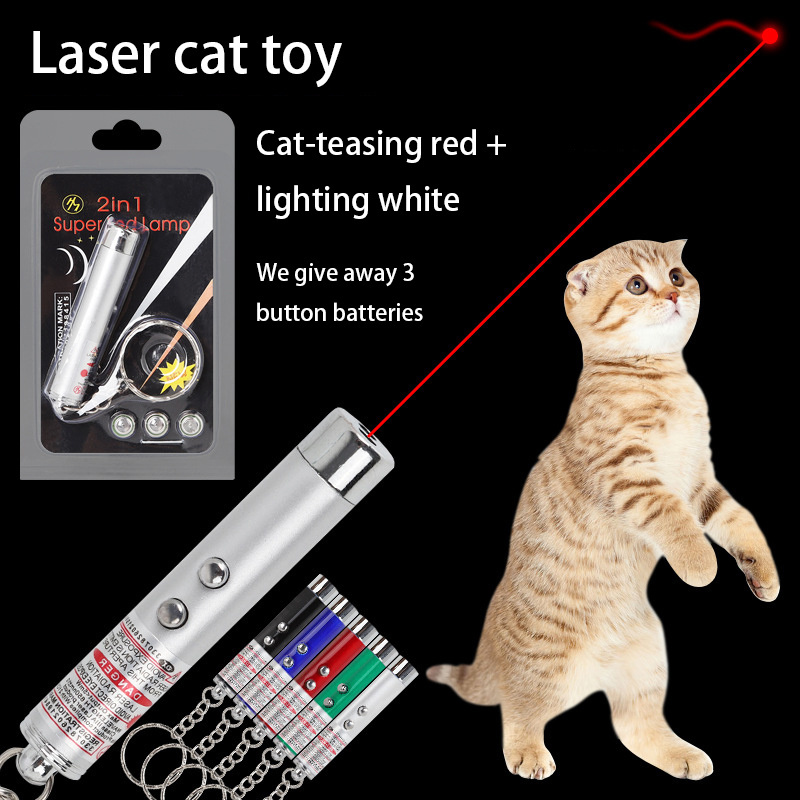 New Product Multifunctional Cat Scratching Interactive Toys Pet Exerciser Chaser Toy Cat Laser Pointer