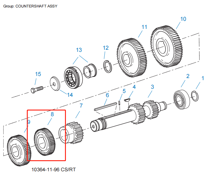 2nd Countershaft Gear 4300247