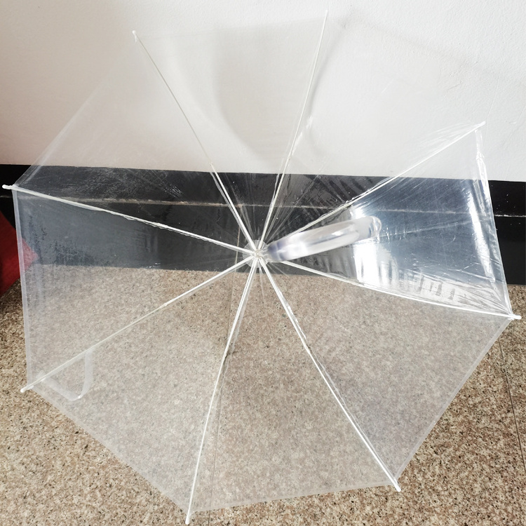 2022New design straight golf Promotion Transparent umbrella Princess umbrella  clear umbrella