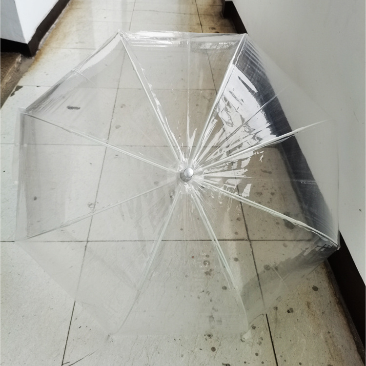 2022New design straight golf Promotion Transparent umbrella Princess umbrella  clear umbrella