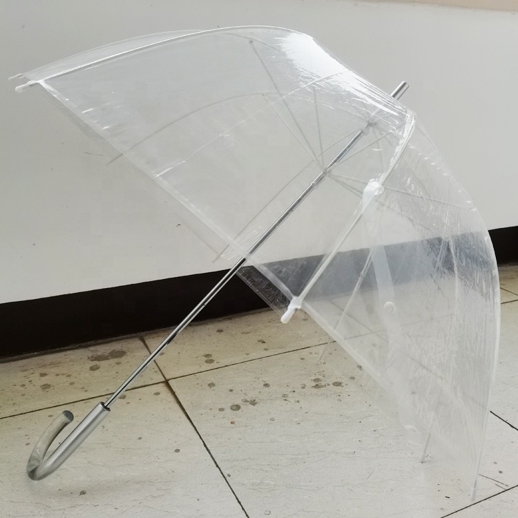 2022New design straight golf Promotion Transparent umbrella Princess umbrella  clear umbrella