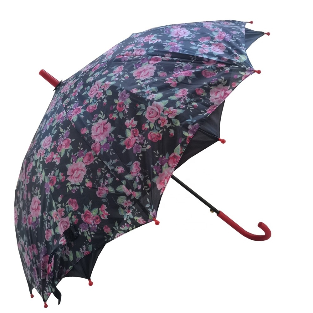 pink Auto open double layer rain umbrella cheap kids overlapping colorful full print umbrella,South American fashion