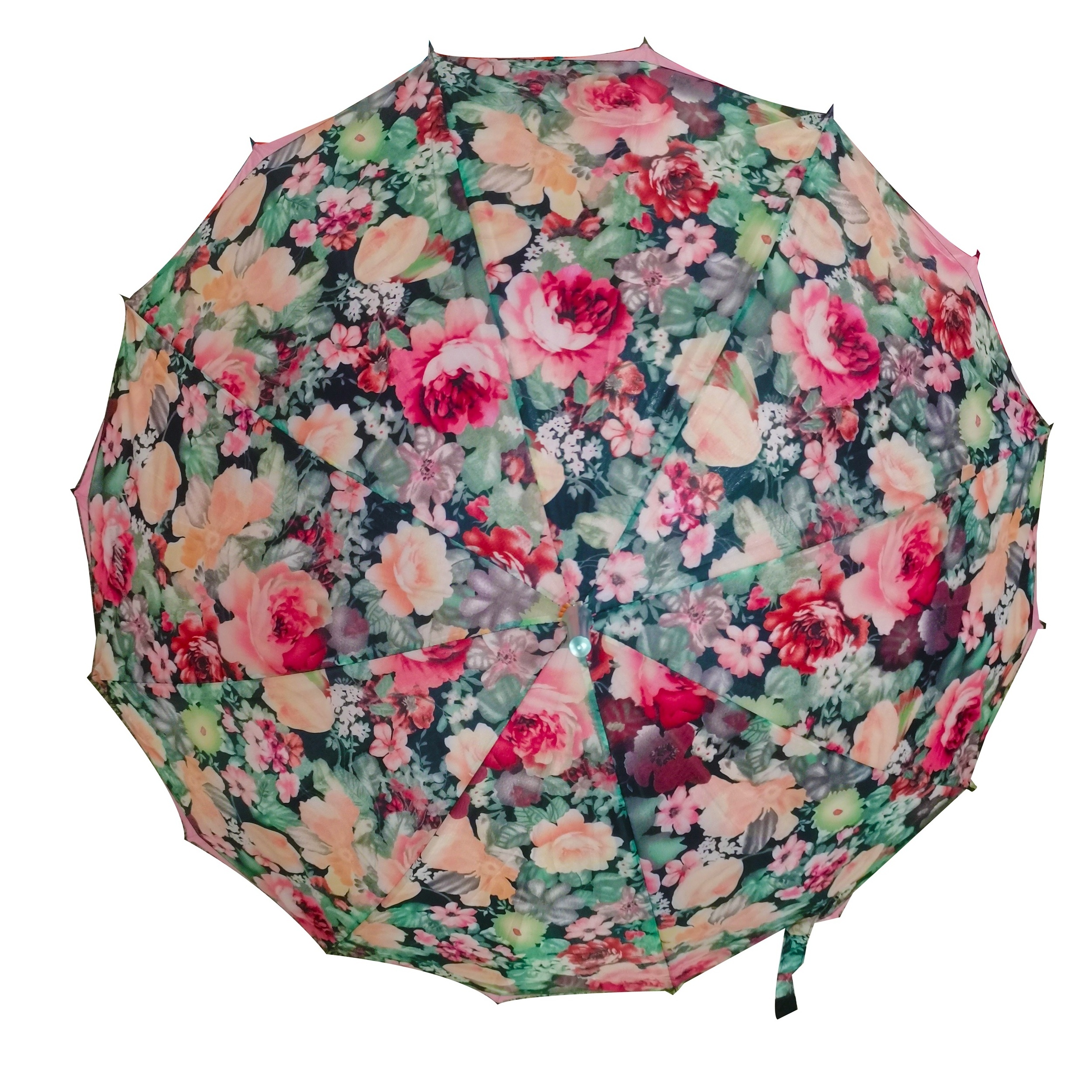 23 Inch Sunflower Heat Transfer Printing Double Layers Straight Umbrella