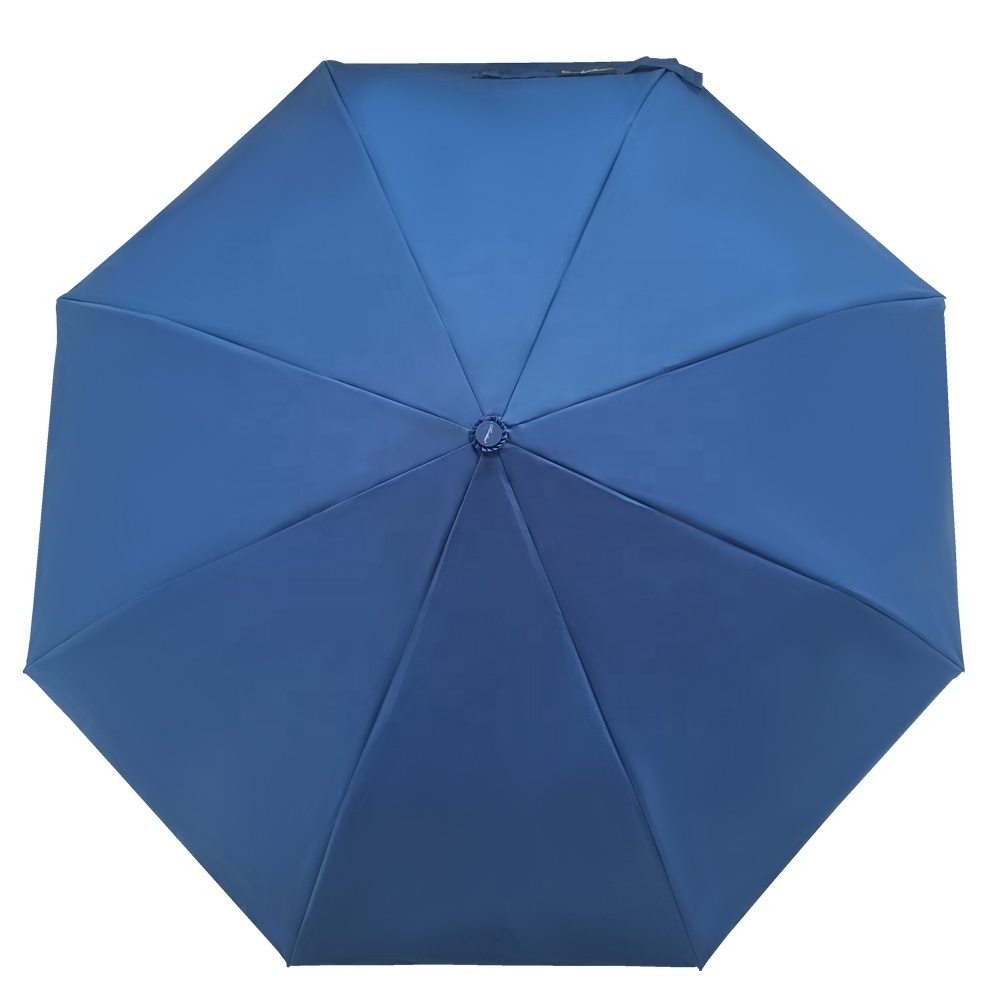 Anti-UV Best Cheap Auto Open Close Umbrella South American 3 Folding automatic Double Layer two fabric Umbrella