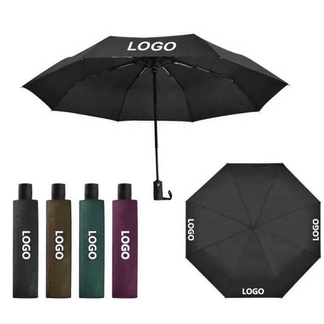 3 Fold Automatic Umbrella,Small Black Umbrellas,Uv Personal Umbrella