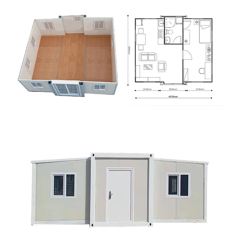 Ready Made Shipping 40Ft 20Ft Prefab Container Expandable House Prices Mobile Villa Prefabricated Home 3 Bedroom For Sale