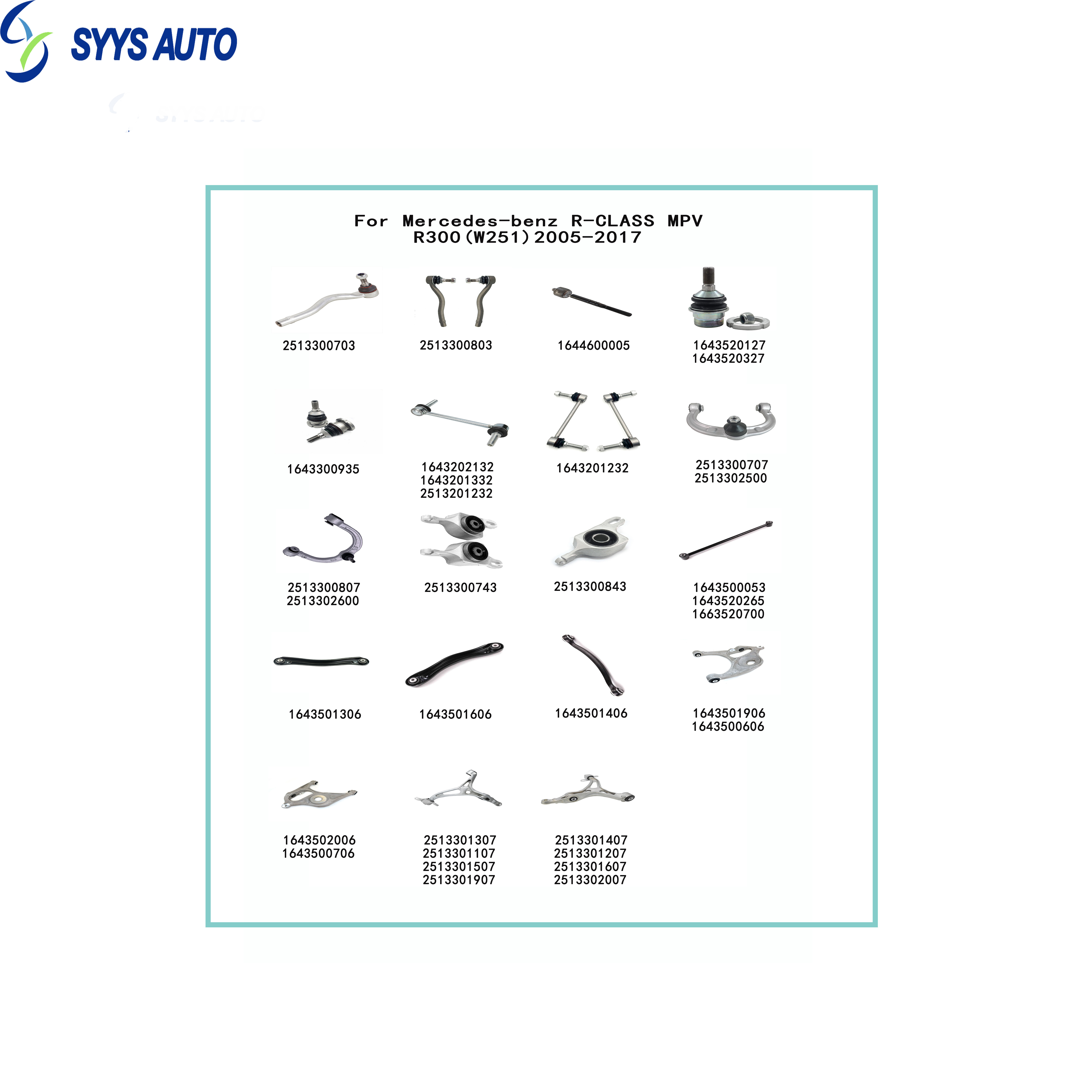 Auto Parts For Mercedes-benz c-class W205 1.5T 2.0T 2015-(four-wheel drive with X253 mercedes-benz Glc 2016-general)