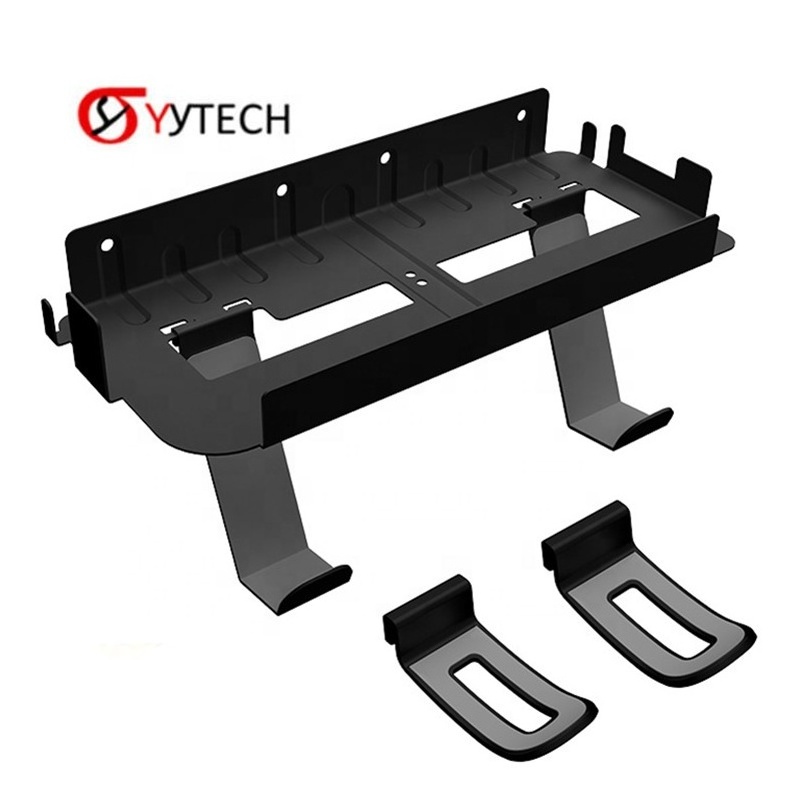 SYYTECH Wall Mount Storage Bracket Set Support for PS5 Slim Console Digital Disc VR Accessories