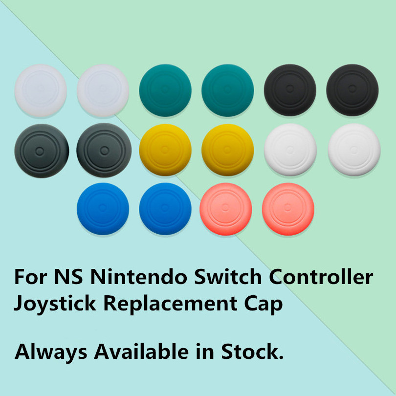 SYYTECH Replacement Joystick Caps Gel Thumb Grip Cap for NS Nintendo Switch Gaming Accessories