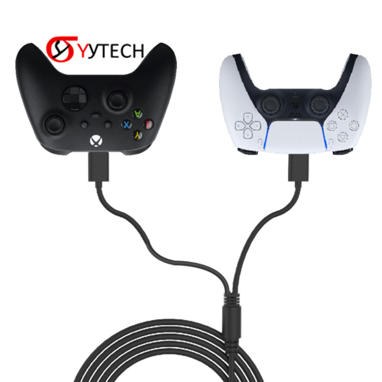 SYYTECH  Newest Gaming Dual Port USB Controller Charger Charging Cable for PS5 Controller Xbox Series X  Nintendo Switch