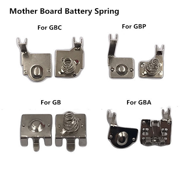 SYYTECH Motherboard Battery Spring Sheet Clip for Gameboy Advance Color Classic GB GBA GBC GBP Repair Part