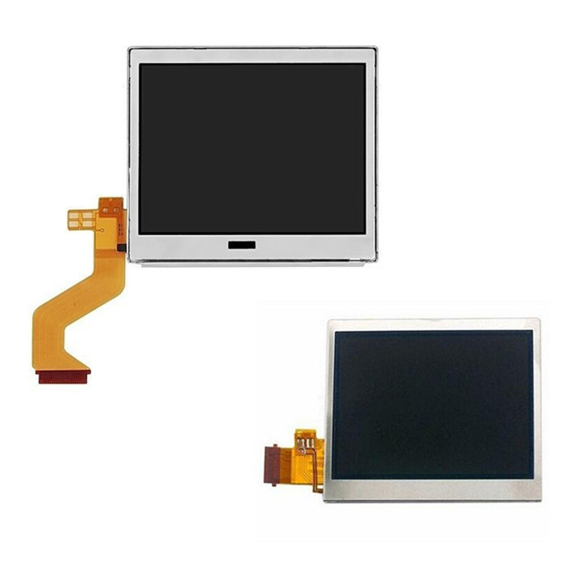 SYYTECH Up Bottom Down LCD Display Screen for Nintendo DS Lite NDSL Game Console Repair Parts