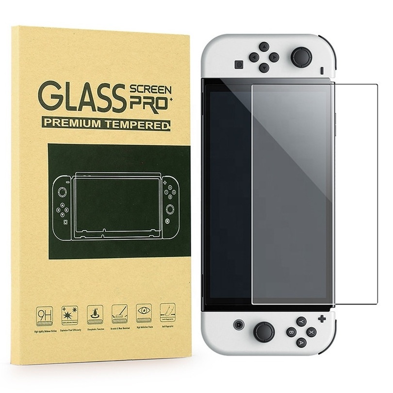 2.5D 9H Tempered Glass Screen Protector for NS Nintendo Switch OLED Protective Accessories