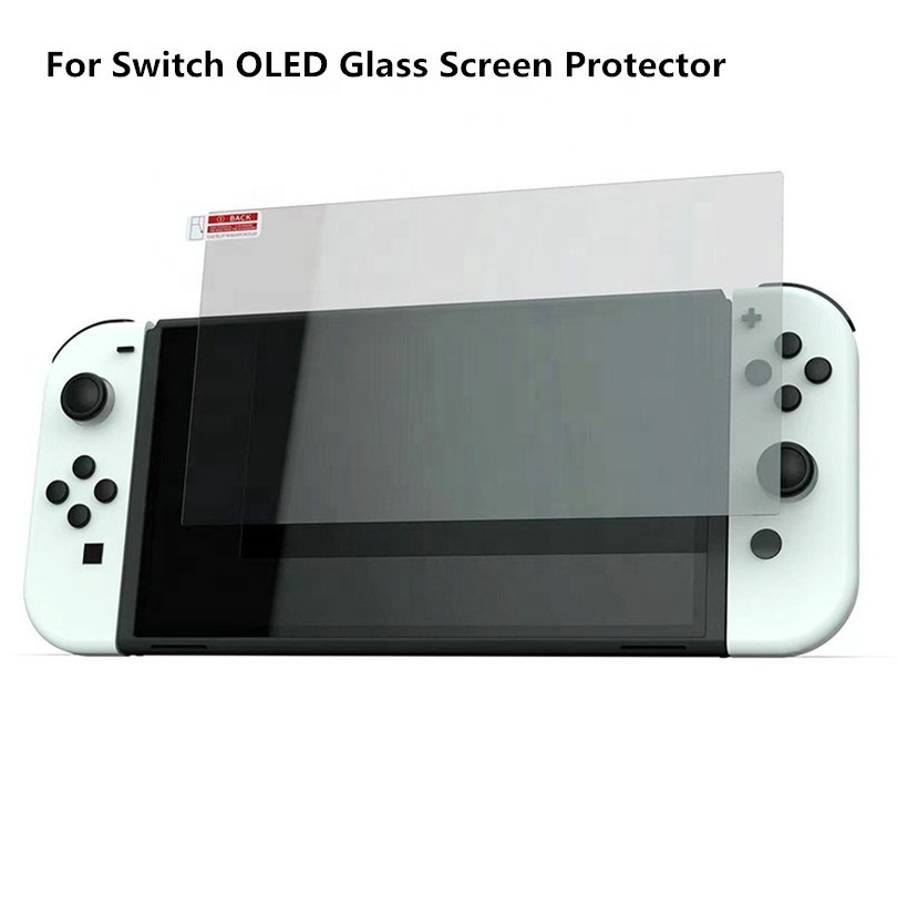 2.5D 9H Tempered Glass Screen Protector for NS Nintendo Switch OLED Protective Accessories