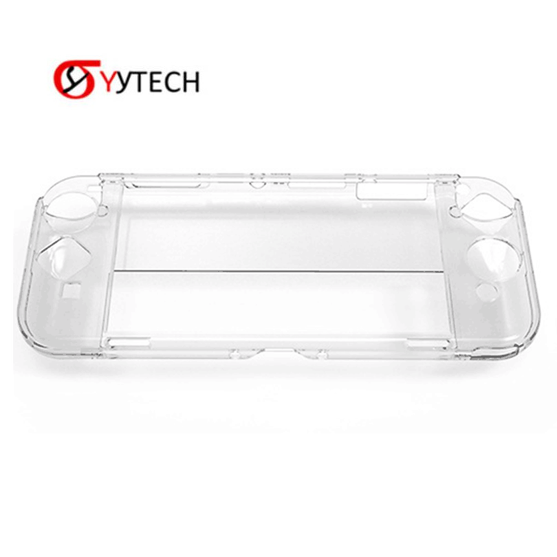 SYYTECH Protective Case Skin Cover Clear Crystal Replacement Transparent Shell for NS  Nintendo Switch