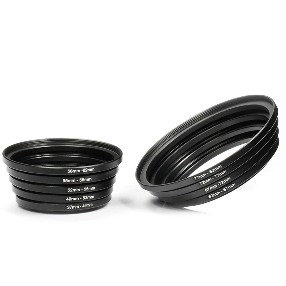 Step-Up Lens Adapter Ring for Camera Filters