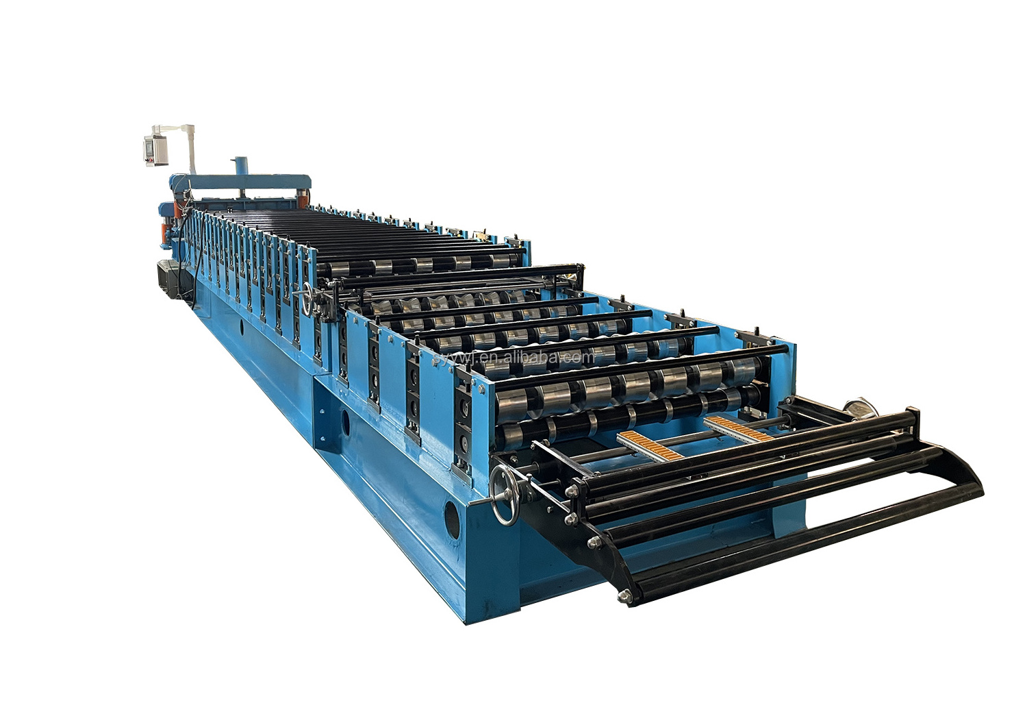 Roofing sheets machine roof sheet making machine double layer roll forming machine Manufacturer