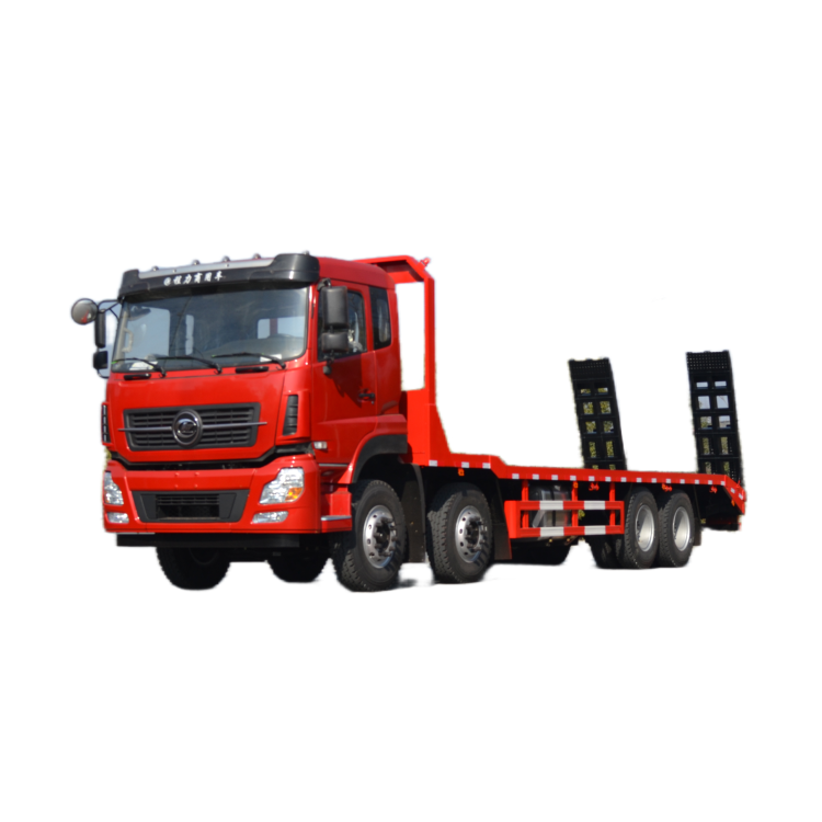 Customized truck mounted excavator tow truck 8x4 30-40ton Flatbed Transport trucks