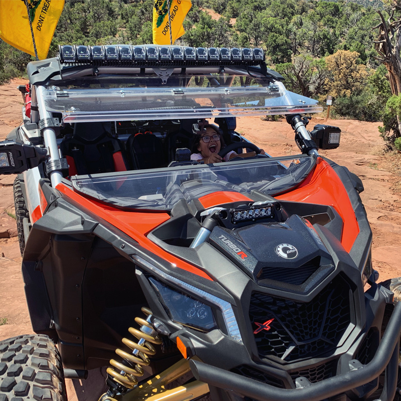 Heavy Duty CAN AM Maverick X3 Polycarbonate Windscreen Half Windshield With Can-Am Maverick X3 900 /Turbo/X RS/X DS/X MR/MAX