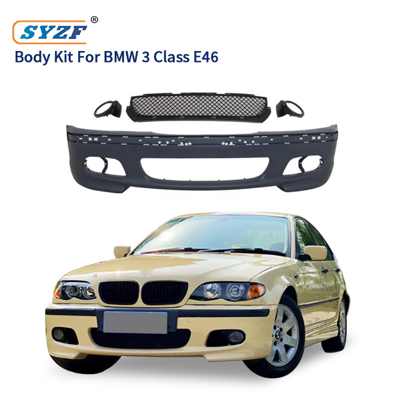 Body Kit E46 Front Bumper kit for BMW E46 M-Tech M-Sport Sedan Touring 1998-2004