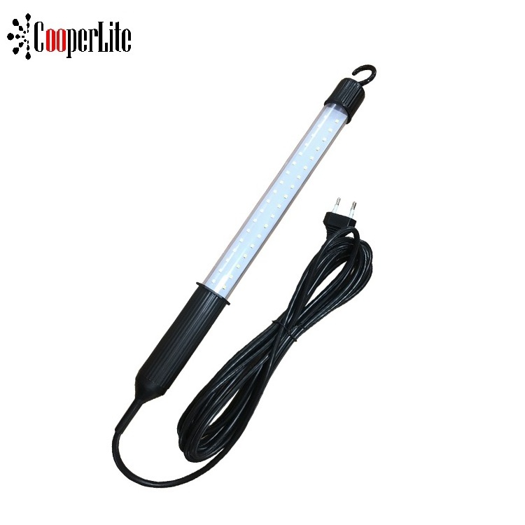 220v 8w Vertical Tube Fluorescent Light Repair Work Light with hook Electric Fluorescent Lamp