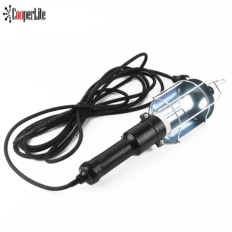 Heavy Duty Portable Incandescent Utility Clamp Work Light with Reflector