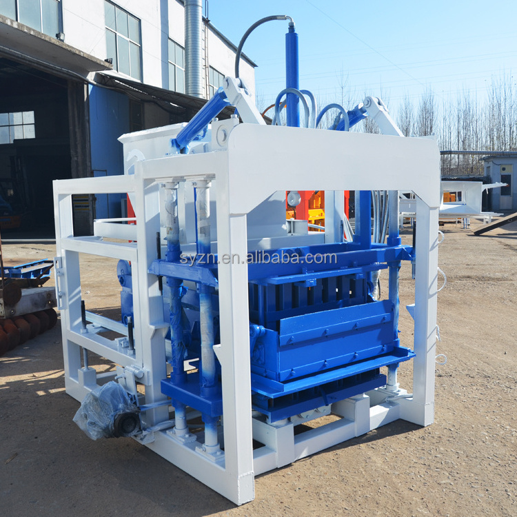 QT4-15 Automatic Hydraulic Brick Machine Concrete Cement Interlocking Paving Block Making Machine by Brick Making Machine Price