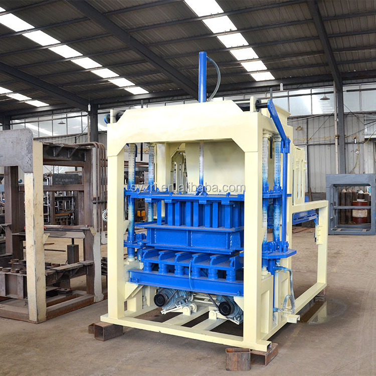 QT4-20 Fully Automatic Hydraulic Hollow Concrete Paving Brick Making Machinery Cement Block Moulding Making Maker Machine 5000