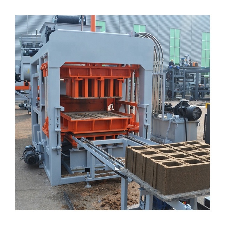 QT6-15 interlock block making machine automatic brick making machine recycled plastic bricks making machine