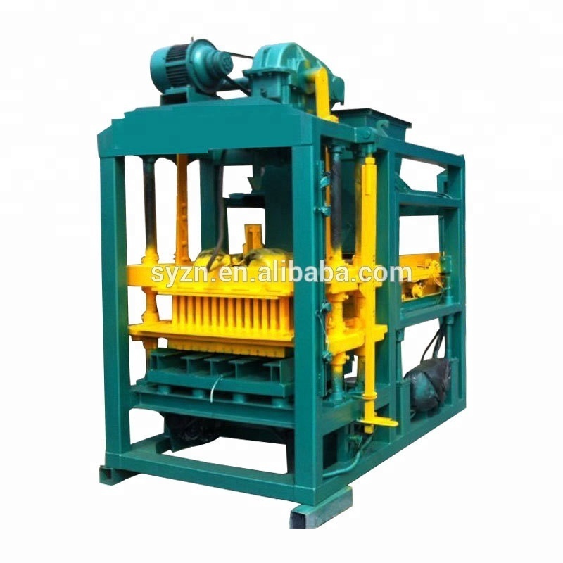 Concrete Block Machine QT4-25 full automatic Concrete Block Molding Machine Brick Making