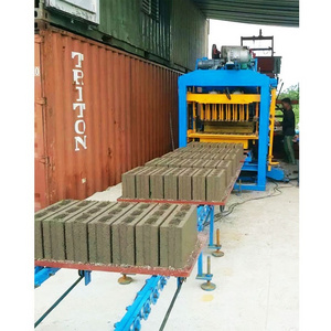 QTJ4-25 Wholesale Factory Price Fully Automatic Cement Block Brick Making Machine in Ghana concrete blocks Easy to Operate