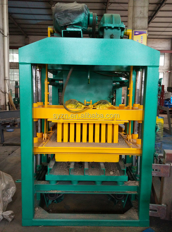 Concrete Block Machine QT4-25 full automatic Concrete Block Molding Machine Brick Making