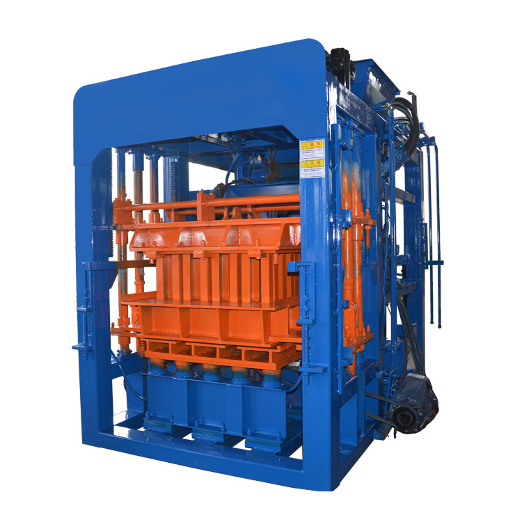 QT6-15 automatic brick making machine concrete block making machine brick