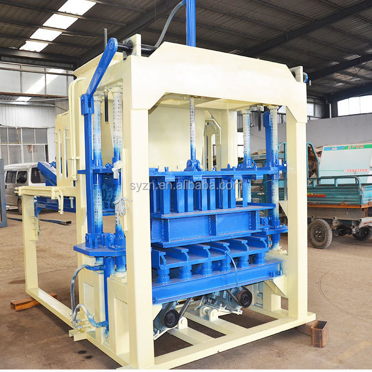 QT4-20 Fully Automatic Hydraulic Hollow Concrete Paving Brick Making Machinery Cement Block Moulding Making Maker Machine 5000