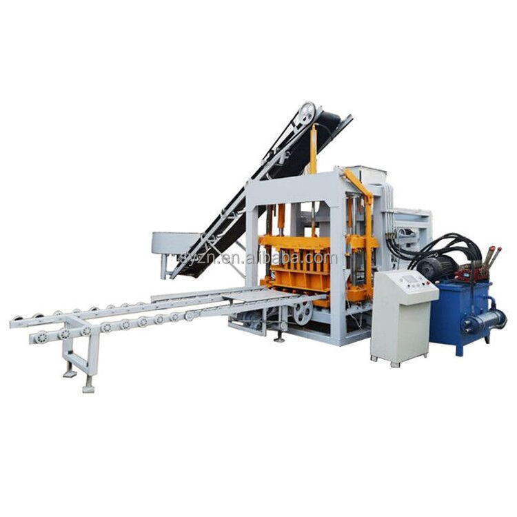 QT4-20 Fully Automatic Hydraulic Hollow Concrete Paving Brick Making Machinery Cement Block Moulding Making Maker Machine 5000