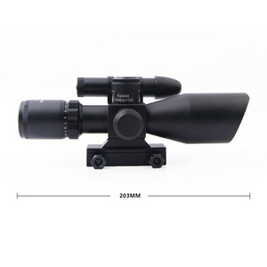 Optics 40mm Scopes Hunting Sighting Telescope 1x40 Laser Sight With Reflex Green Scope