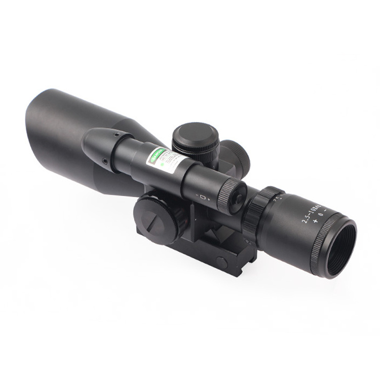 Optics 40mm Scopes Hunting Sighting Telescope 1x40 Laser Sight With Reflex Green Scope