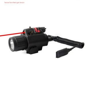 200 Lumens Red Aiming Laser Tactical Lamp Light Led Flashlight