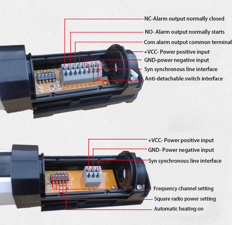 Infrared grating alarm system Anti theft warning system for doors and windows Infrared detector