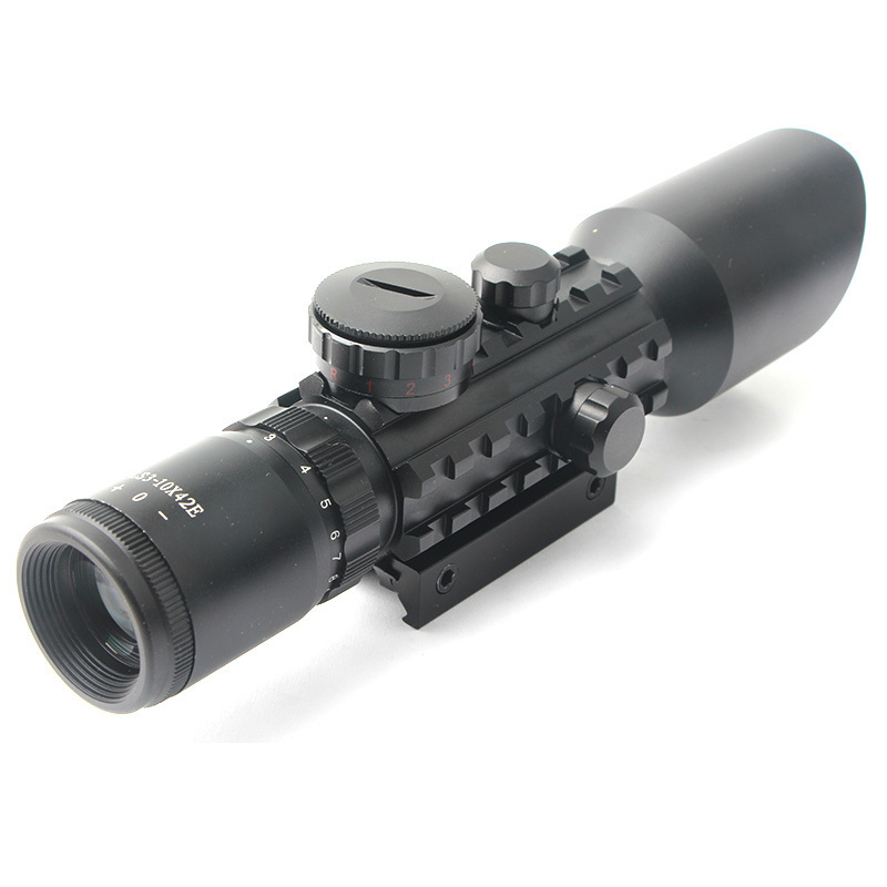 Optics 42MM Scopes Hunting Sighting Telescope Red Laser Sight With Reflex Red Green Dot Scope