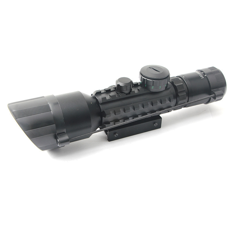 Optics 42MM Scopes Hunting Sighting Telescope Red Laser Sight With Reflex Red Green Dot Scope