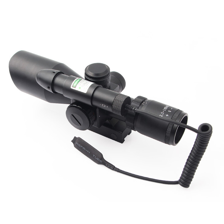 Optics 40mm Scopes Hunting Sighting Telescope 1x40 Laser Sight With Reflex Green Scope