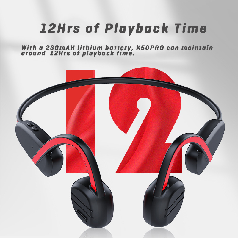 Bone Conduction headphones manufacturers Wireless Headset with mp3 player tf card memory