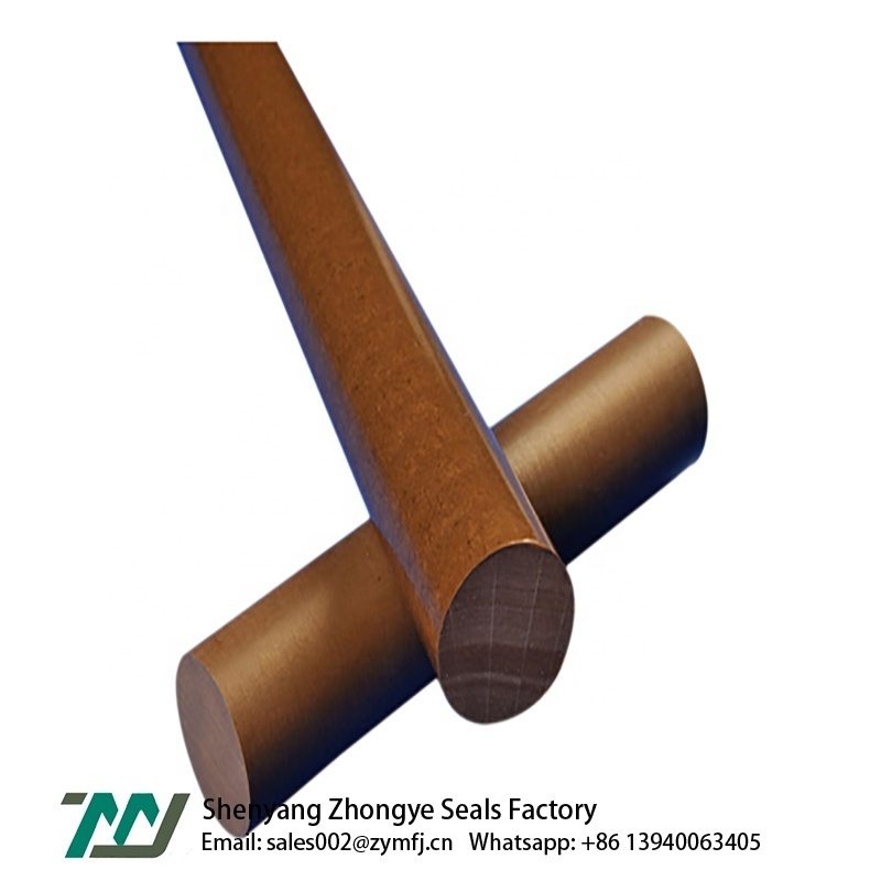 Wholesale Top quality and good price Extrusion 40% Bronze filled PTFE  round rod for Europe market