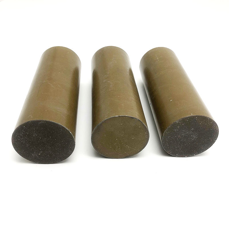 High Quality 40%% Bronze PTFE Molded Rod Brown for manufacture PTFE seals brown ptfe rod bar