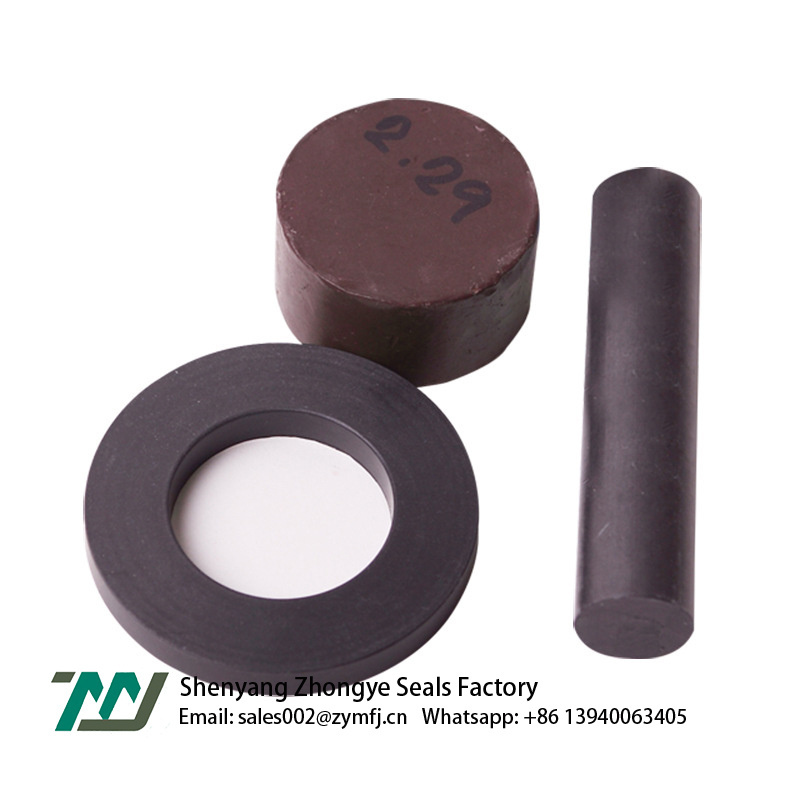 High Quality 40%% Bronze PTFE Molded Rod Brown for manufacture PTFE seals brown ptfe rod bar