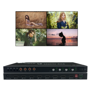 Best Sellers All-Digital CCTV RS232 Av Ultra HD 4K 4X4 HDMI Video Matrix Switcher ip camera matrix switcher