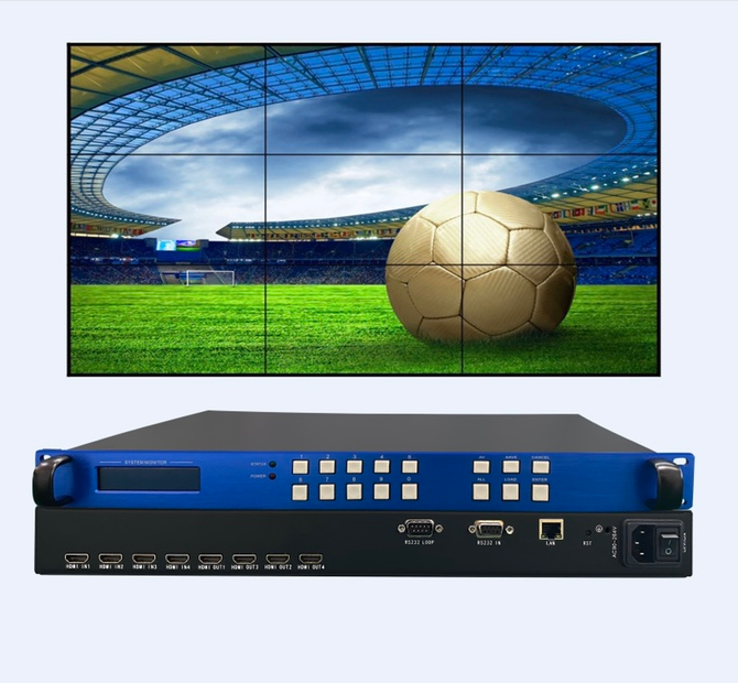 High quality 4k*2k Auto switching 3D PC control RS232 4 port hdmi 4k hdcp video splitter