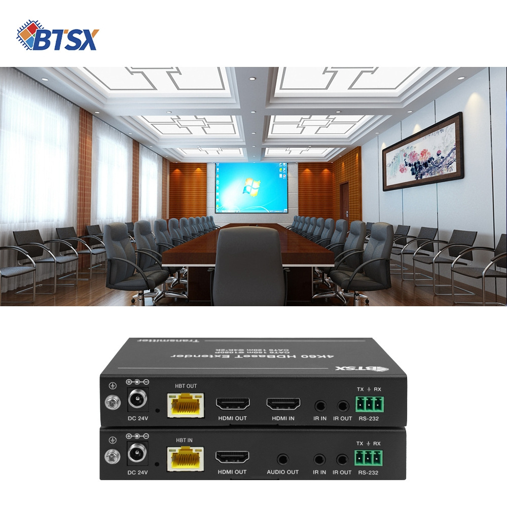 Bitvisus Audio Separation CAT 5e/6 POC EDID IR RS232 120m-150m HDMI Extender 4k